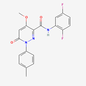 N-(2,5-difluorophenyl)-4-methoxy-1-(4-methylphenyl)-6-oxo-1,6-dihydropyridazine-3-carboxamide