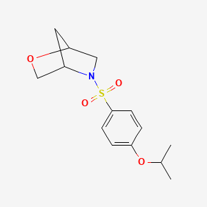 5-((4-Isopropoxyphenyl)sulfonyl)-2-oxa-5-azabicyclo[2.2.1]heptane