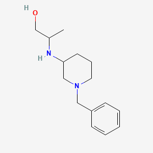 2-[(1-Benzylpiperidin-3-yl)amino]propan-1-ol