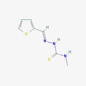 molecular formula C7H9N3S2 B255217 2-thiophenecarbaldehyde N-methylthiosemicarbazone 
