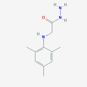 molecular formula C11H17N3O B2552170 2-[(2,4,6-三甲苯基)氨基]乙酰肼 CAS No. 750624-66-9