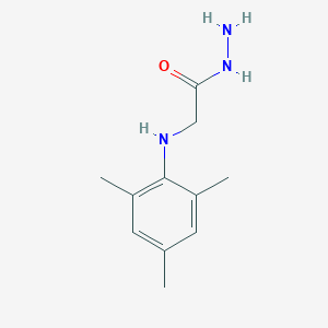 molecular formula C11H17N3O B2552170 2-[(2,4,6-三甲基苯基)氨基]乙酰肼 CAS No. 750624-66-9