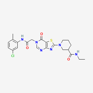 N-(3-chloro-2-methylphenyl)-N'-[1-(methylsulfonyl)-2,3-dihydro-1H-indol-6-yl]urea