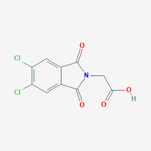 molecular formula C10H5Cl2NO4 B025522 2-(5,6-Dichloro-1,3-dioxoisoindolin-2-yl)acetic acid CAS No. 111104-25-7