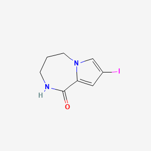 8-Iodo-1H,2H,3H,4H,5H-pyrrolo[1,2-a][1,4]diazepin-1-one