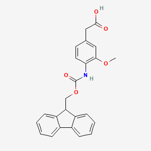 2-[4-(9H-Fluoren-9-ylmethoxycarbonylamino)-3-methoxyphenyl]acetic acid