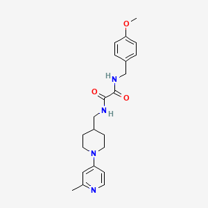 N1-(4-methoxybenzyl)-N2-((1-(2-methylpyridin-4-yl)piperidin-4-yl)methyl)oxalamide