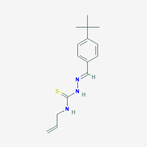 molecular formula C15H21N3S B255229 4-tert-butylbenzaldehyde N-allylthiosemicarbazone 