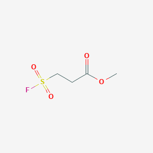 molecular formula C4H7FO4S B2552326 Methyl 3-(fluorosulfonyl)propanoate CAS No. 1934437-67-8