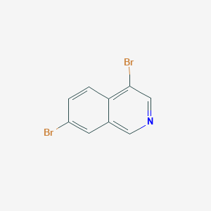 molecular formula C9H5Br2N B2552341 4,7-Dibromoisoquinoline CAS No. 223671-10-1