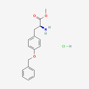 molecular formula C17H20ClNO3 B2552360 H-Tyr(Bzl)-OMe.HCl CAS No. 348-10-7; 34805-17-9