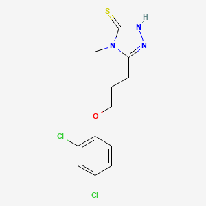 5-[3-(2,4-dichlorophenoxy)propyl]-4-methyl-4H-1,2,4-triazole-3-thiol