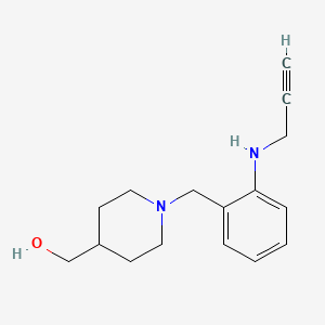 [1-({2-[(Prop-2-yn-1-yl)amino]phenyl}methyl)piperidin-4-yl]methanol