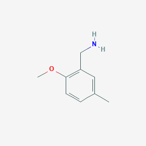 molecular formula C9H13NO B2552417 (2-Methoxy-5-methylphenyl)methanamine CAS No. 7383-12-2