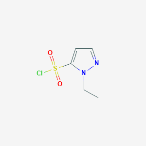 molecular formula C5H7ClN2O2S B2552428 1-ethyl-1H-pyrazole-5-sulfonyl chloride CAS No. 1226706-97-3