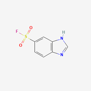 molecular formula C7H5FN2O2S B2552451 3H-Benzimidazole-5-sulfonyl fluoride CAS No. 2228569-66-0