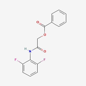 [2-(2,6-Difluoroanilino)-2-oxoethyl] benzoate