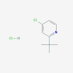 2-Tert-butyl-4-chloropyridine;hydrochloride