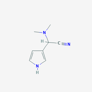 2-(dimethylamino)-2-(1H-pyrrol-3-yl)acetonitrile