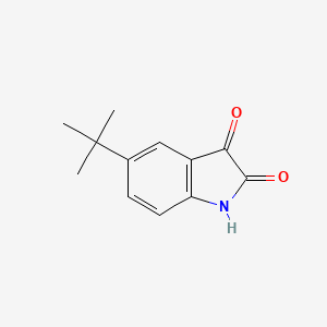 molecular formula C12H13NO2 B2552472 5-(tert-Butil)indolina-2,3-diona CAS No. 2475-68-5