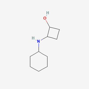 molecular formula C10H19NO B2552480 2-(Cyclohexylamino)cyclobutan-1-ol CAS No. 2152914-81-1