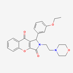 1-(3-Ethoxyphenyl)-2-(2-morpholinoethyl)-1,2-dihydrochromeno[2,3-c]pyrrole-3,9-dione