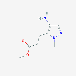 Methyl 3-(4-amino-2-methylpyrazol-3-yl)propanoate