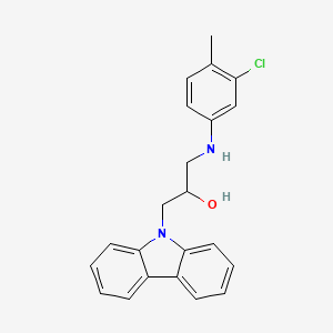 1-(9H-carbazol-9-yl)-3-((3-chloro-4-methylphenyl)amino)propan-2-ol