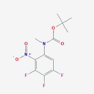 tert-Butyl methyl(3,4,5-trifluoro-2-nitrophenyl)carbamate