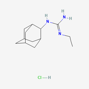 1-(Adamantan-2-yl)-3-ethylguanidine hydrochloride