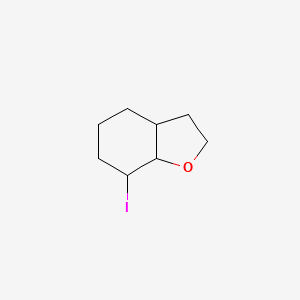 molecular formula C8H13IO B2552507 7-Iodooctahydrobenzofuran CAS No. 2138087-27-9