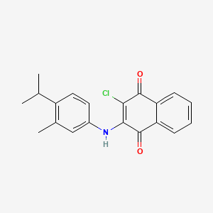 2-Chloro-3-(4-isopropyl-3-methylanilino)naphthoquinone