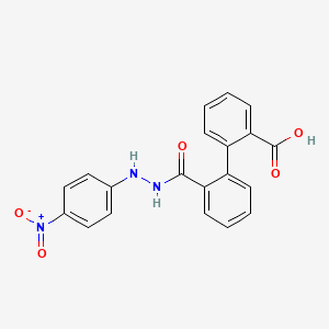 2'-(2-(4-Nitrophenyl)hydrazinecarbonyl)-[1,1'-biphenyl]-2-carboxylic acid