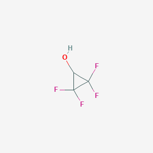 molecular formula C3H2F4O B2552537 2,2,3,3-Tetrafluorocyclopropan-1-ol CAS No. 2402837-95-8
