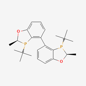 (2S,2'S,3S,3'S)-3,3'-di-tert-butyl-2,2'-dimethyl-2,2',3,3'-tetrahydro-4,4'-bibenzo[d][1,3]oxaphosphole
