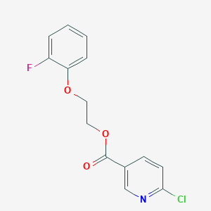 2-(2-Fluorophenoxy)ethyl 6-chloropyridine-3-carboxylate