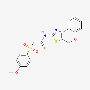 N-(4H-chromeno[4,3-d]thiazol-2-yl)-2-((4-methoxyphenyl)sulfonyl)acetamide