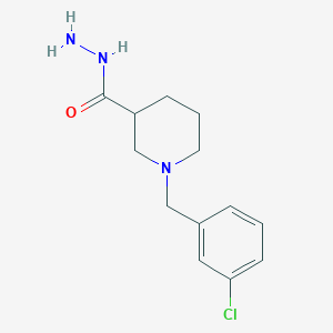 1-(3-Chlorobenzyl)piperidine-3-carbohydrazide