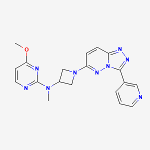 4-methoxy-N-methyl-N-{1-[3-(pyridin-3-yl)-[1,2,4]triazolo[4,3-b]pyridazin-6-yl]azetidin-3-yl}pyrimidin-2-amine