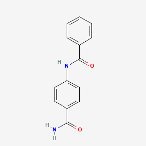 molecular formula C14H12N2O2 B2552621 4-Benzamidobenzamide CAS No. 68688-78-8