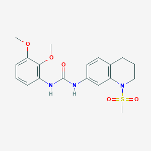 1-(2,3-Dimethoxyphenyl)-3-(1-(methylsulfonyl)-1,2,3,4-tetrahydroquinolin-7-yl)urea