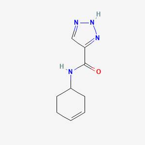 molecular formula C9H12N4O B2552694 N-(cyclohex-3-en-1-yl)-2H-1,2,3-triazole-4-carboxamide CAS No. 1491906-97-8