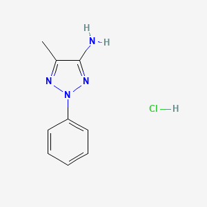 5-Methyl-2-phenyl-2H-1,2,3-triazol-4-amine hydrochloride