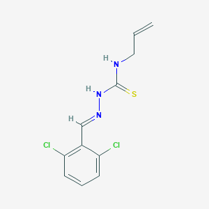 molecular formula C11H11Cl2N3S B255272 2,6-dichlorobenzaldehyde N-allylthiosemicarbazone 
