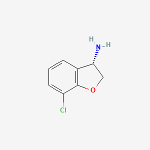 (3S)-7-Chloro-2,3-dihydro-1-benzofuran-3-amine