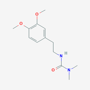 N'-[2-(3,4-dimethoxyphenyl)ethyl]-N,N-dimethylurea