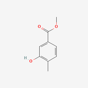 molecular formula C9H10O3 B2552746 Methyl 3-hydroxy-4-methylbenzoate CAS No. 3356-86-3; 3556-86-3