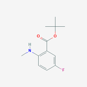Tert-butyl 5-fluoro-2-(methylamino)benzoate