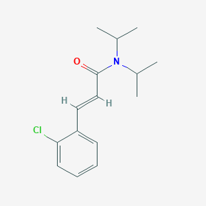 molecular formula C15H20ClNO B255282 3-(2-chlorophenyl)-N,N-diisopropylacrylamide 