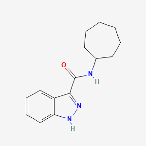 N-cycloheptyl-1H-indazole-3-carboxamide